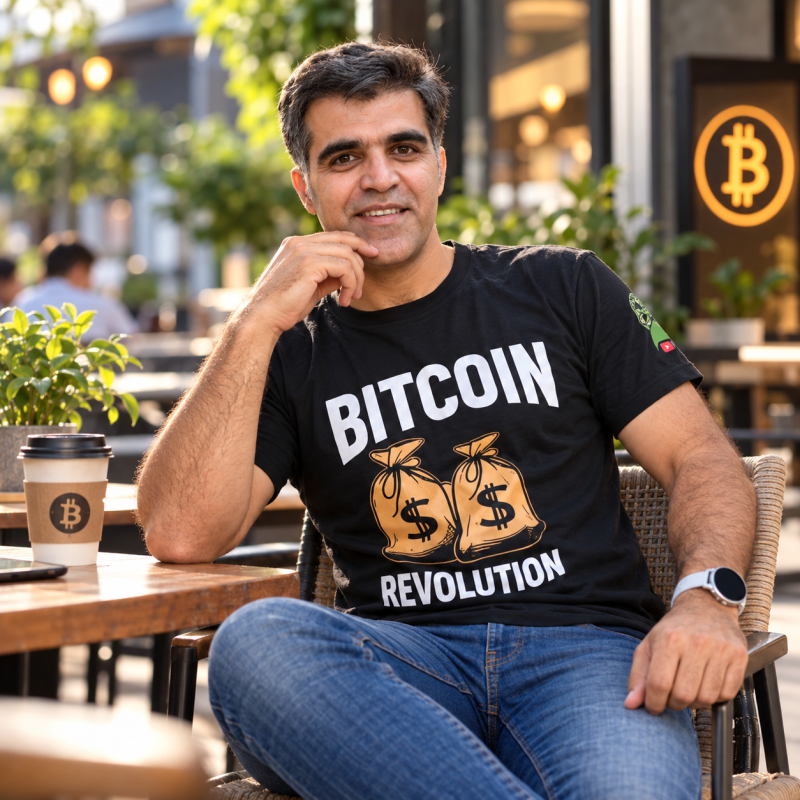 Bitcoin (BTC) Revolution Shirt - Crypto Garments in Pakistan