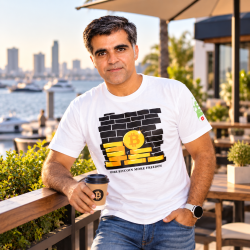 Bitcoin Coins / BTC Logo t-Shirt - Crypto Garments in Pakistan
