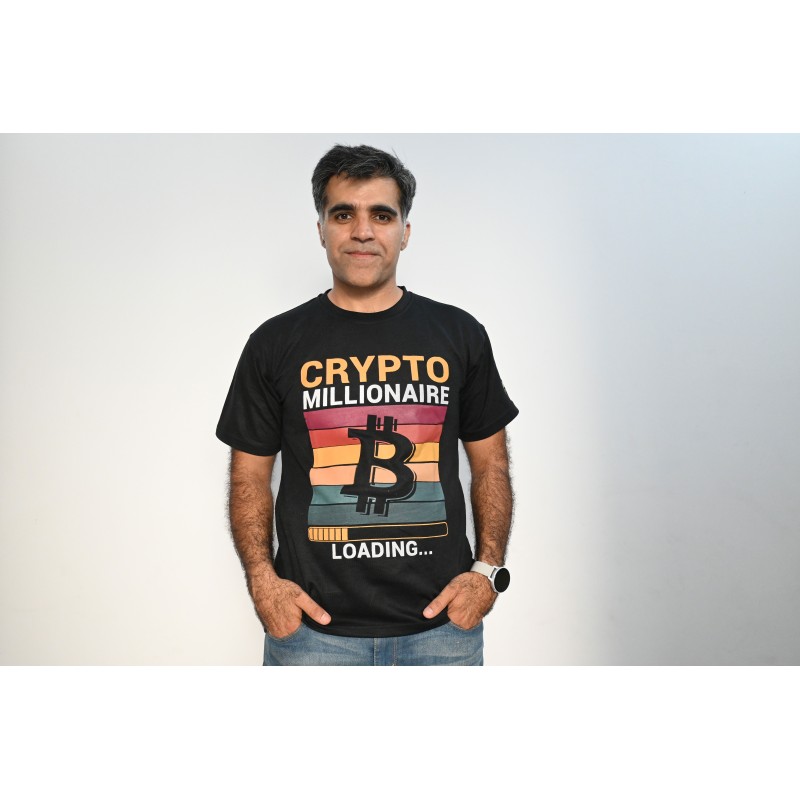 Crypto Millionaire Loading Shirt - Crypto Garments in Pakistan